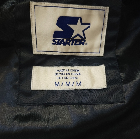 New York Yankees Starter Mens Jacket Size M NEW Full Zip Satin Style - Picture 11 of 12